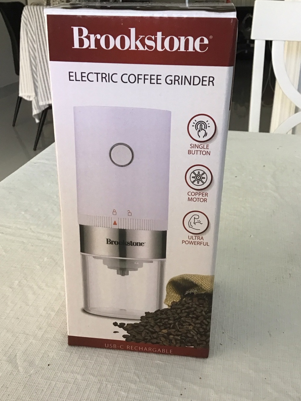 Electric Coffee Grinder by Brookstone